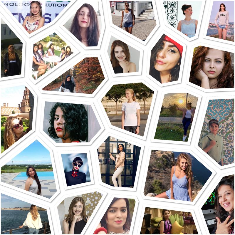 Collage of models represented by The Model Future